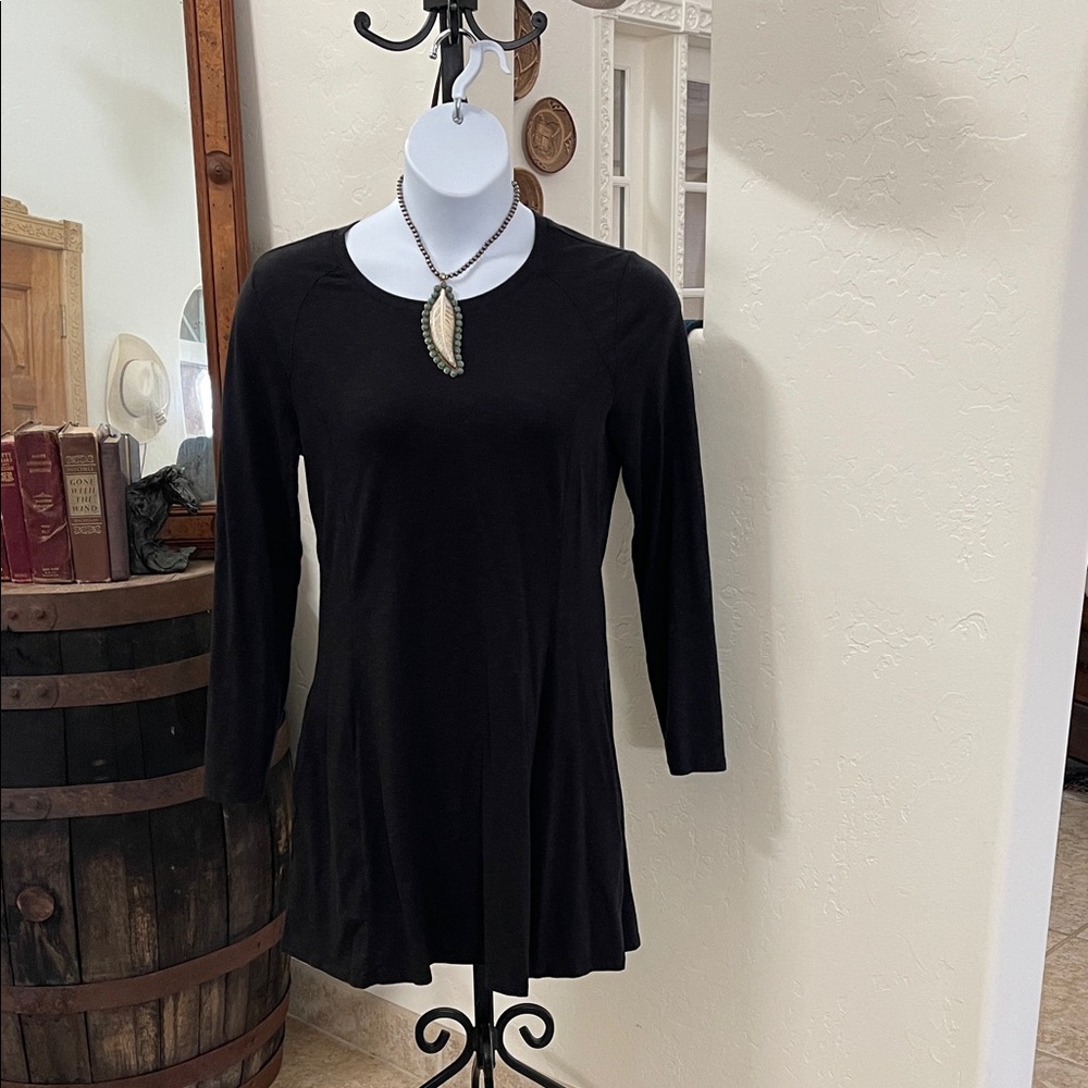 Toad&Co Black Women's dress with pockets! Like new.